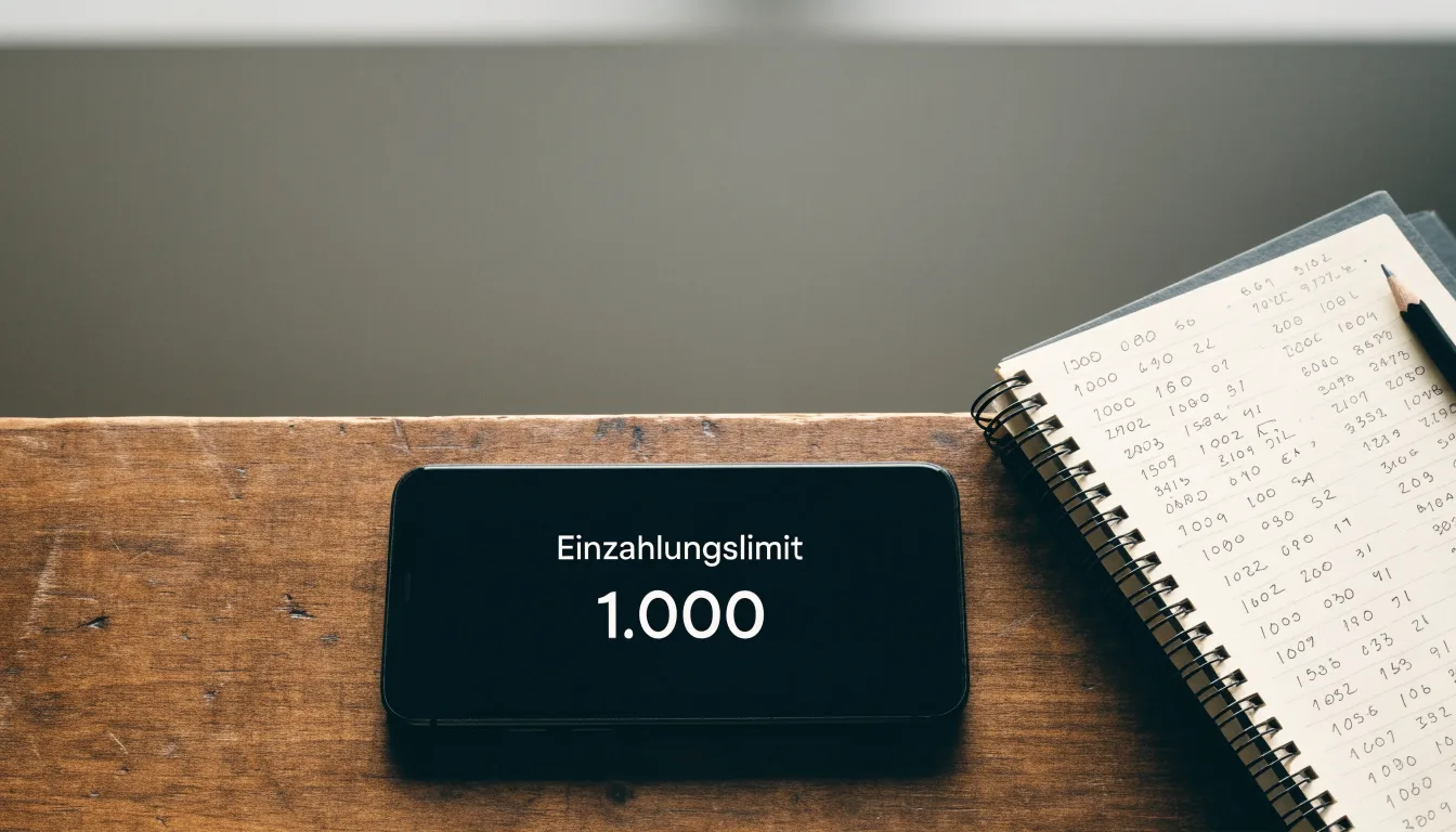 Eine Balkenwaage aus Messing steht auf einem Schreibtisch, daneben ein hölzerner Hammer, das Licht fällt von einem hohen Fenster.